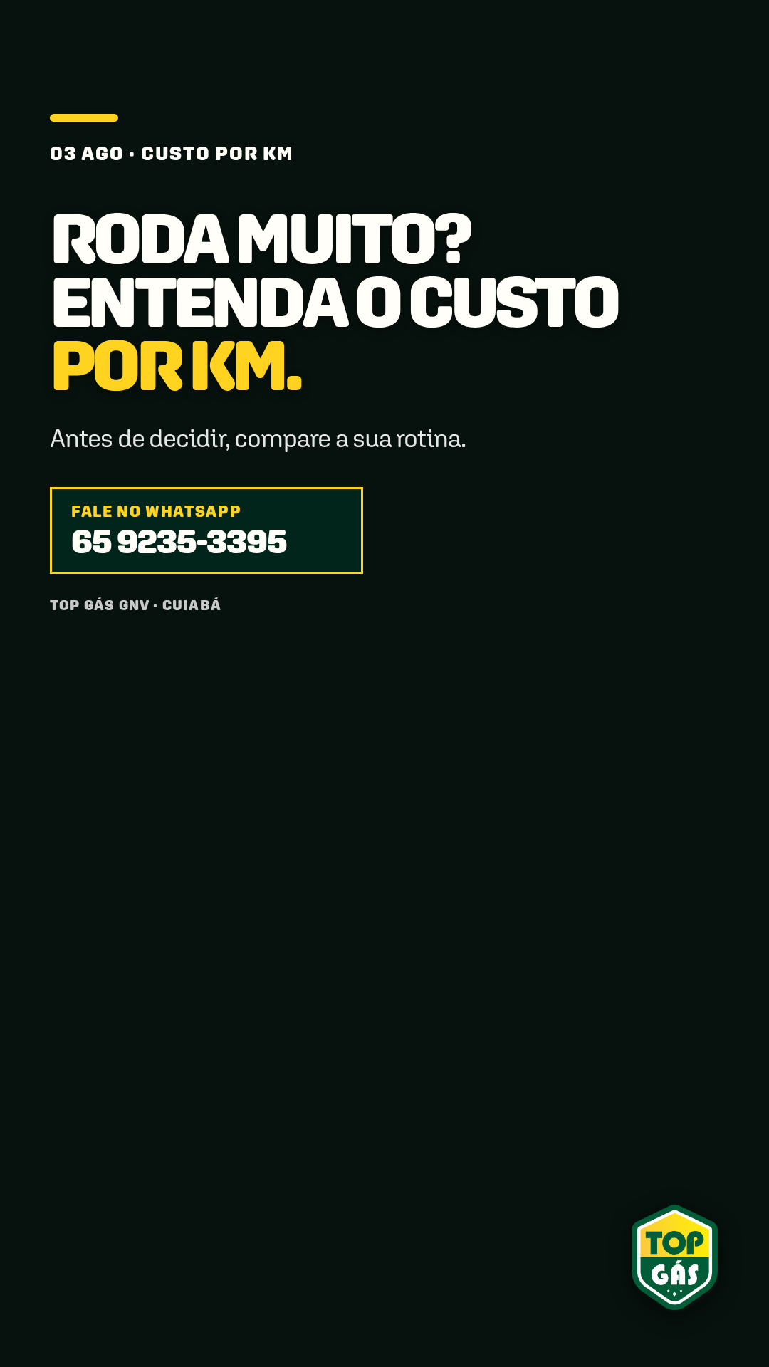 Visualização em Story da arte TG-AGO-01 completa